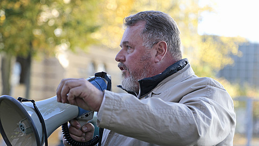 René Müller ist Bundesvorsitzender des Bundes der Strafvollzugsbediensteten Deutschlands (BSBD).